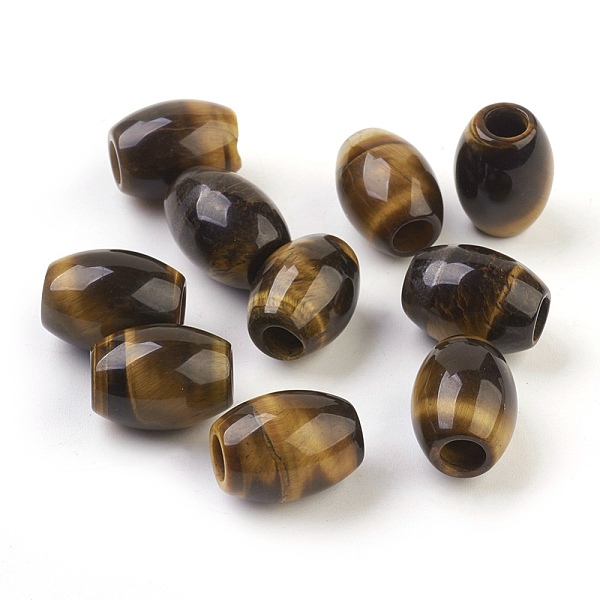 PandaHall Natural Tiger Eye European Beads, Large Hole Beads, Barrel, 15~17x12~13.5mm, Hole: 4.5~5mm Tiger Eye Barrel
PandaHall Natural Tiger Eye European Beads, Large Hole Beads, Barrel, 15~17x12~13.5mm, Hole: 4.5~5mm Tiger Eye Barrel