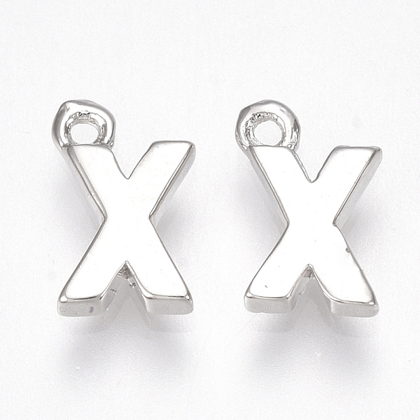 PandaHall Brass Charms, Letter, Nickel Free, Real Platinum Plated, Letter.X, 8.5x5.5x1.5mm, Hole: 0.8mm Brass Letter X
PandaHall Brass Charms, Letter, Nickel Free, Real Platinum Plated, Letter.X, 8.5x5.5x1.5mm, Hole: 0.8mm Brass Letter X