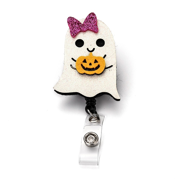 PandaHall Halloween Ghost and Pumpkin Glitter Powder Felt & ABS Plastic Badge Reel, Retractable Badge Holder, with Iron Alligator Clip...
PandaHall Halloween Ghost and Pumpkin Glitter Powder Felt & ABS Plastic Badge Reel, Retractable Badge Holder, with Iron Alligator Clip...