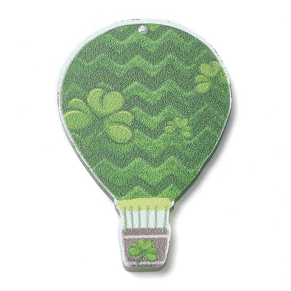 PandaHall Saint Patrick's Day Opaque Printed Acrylic Pendants, Balloon, 49x32x2mm, Hole: 1.6mm Acrylic Balloon Green
PandaHall Saint Patrick's Day Opaque Printed Acrylic Pendants, Balloon, 49x32x2mm, Hole: 1.6mm Acrylic Balloon Green