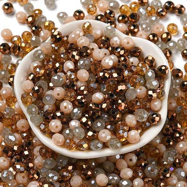 PandaHall Glass Beads, Faceted, Rondelle, BurlyWood, 6x5mm, Hole: 1mm, about 280pcs/60g Glass Rondelle Orange
PandaHall Glass Beads, Faceted, Rondelle, BurlyWood, 6x5mm, Hole: 1mm, about 280pcs/60g Glass Rondelle Orange