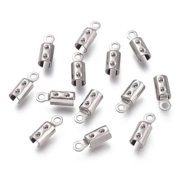 PandaHall 304 Stainless Steel Folding Crimp Ends, Fold Over Crimp Cord Ends, Stainless Steel Color, 8.5x3mm, Hole: 1.2mm 304 Stainless Steel
PandaHall 304 Stainless Steel Folding Crimp Ends, Fold Over Crimp Cord Ends, Stainless Steel Color, 8.5x3mm, Hole: 1.2mm 304 Stainless Steel