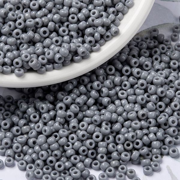 PandaHall MIYUKI Round Rocailles Beads, Japanese Seed Beads, (RR498) Opaque Cement Gray, 8/0, 3mm, Hole: 1mm about 422~455pcs/bottle...
PandaHall MIYUKI Round Rocailles Beads, Japanese Seed Beads, (RR498) Opaque Cement Gray, 8/0, 3mm, Hole: 1mm about 422~455pcs/bottle...