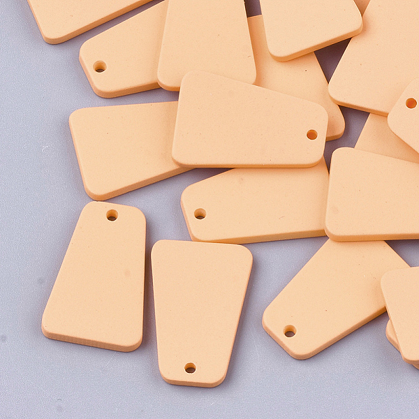 PandaHall Spray Painted Acrylic Pendants, Rubberized Style, Trapezoid, Sandy Brown, 23x15x2.5mm, Hole: 2mm Acrylic Trapezoid Brown
PandaHall Spray Painted Acrylic Pendants, Rubberized Style, Trapezoid, Sandy Brown, 23x15x2.5mm, Hole: 2mm Acrylic Trapezoid Brown