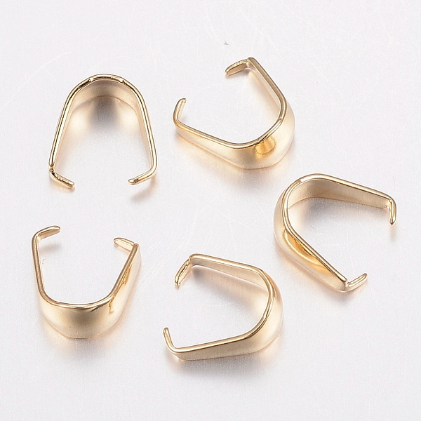 PandaHall 304 Stainless Steel Snap on Bails, Golden, 8x7.5x4mm 304 Stainless Steel
PandaHall 304 Stainless Steel Snap on Bails, Golden, 8x7.5x4mm 304 Stainless Steel