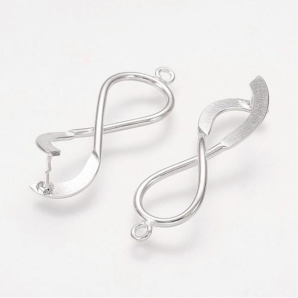 PandaHall Brass Pinch Bails, 8 Shape, Silver Color Plated, 31~33x12~13mm, Hole: 2mm Brass
PandaHall Brass Pinch Bails, 8 Shape, Silver Color Plated, 31~33x12~13mm, Hole: 2mm Brass