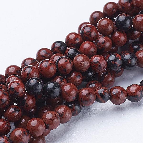 PandaHall 15~16 inch Round Gemstone Strand, Mahogany Obsidian, hole: about 0.8mm Mahogany Obsidian Round Brown
PandaHall 15~16 inch Round Gemstone Strand, Mahogany Obsidian, hole: about 0.8mm Mahogany Obsidian Round Brown