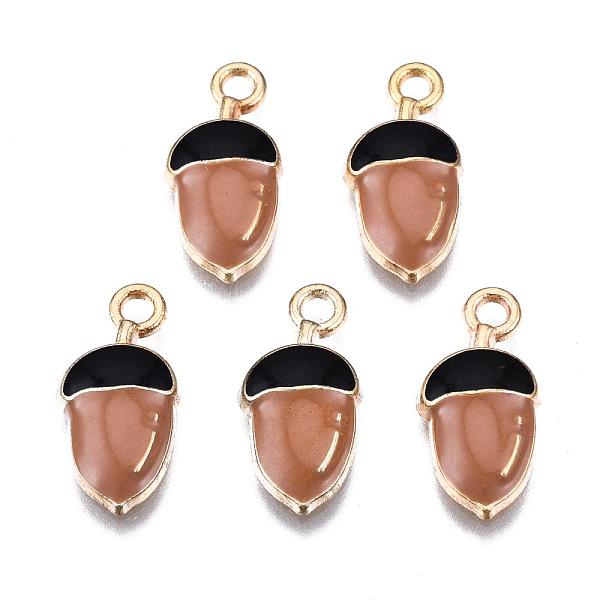 PandaHall Autumn Theme Alloy Enamel Pendants, Acorn Pendants, Acorns, Light Gold, Camel, 17x8x3mm, Hole: 1.8mm Alloy+Enamel Others Brown
PandaHall Autumn Theme Alloy Enamel Pendants, Acorn Pendants, Acorns, Light Gold, Camel, 17x8x3mm, Hole: 1.8mm Alloy+Enamel Others Brown