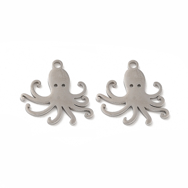 PandaHall 304 Stainless Steel Pendants, Octopus Charm, Stainless Steel Color, 19x20x1.5mm, Hole: 1.8mm 304 Stainless Steel Octopus
PandaHall 304 Stainless Steel Pendants, Octopus Charm, Stainless Steel Color, 19x20x1.5mm, Hole: 1.8mm 304 Stainless Steel Octopus