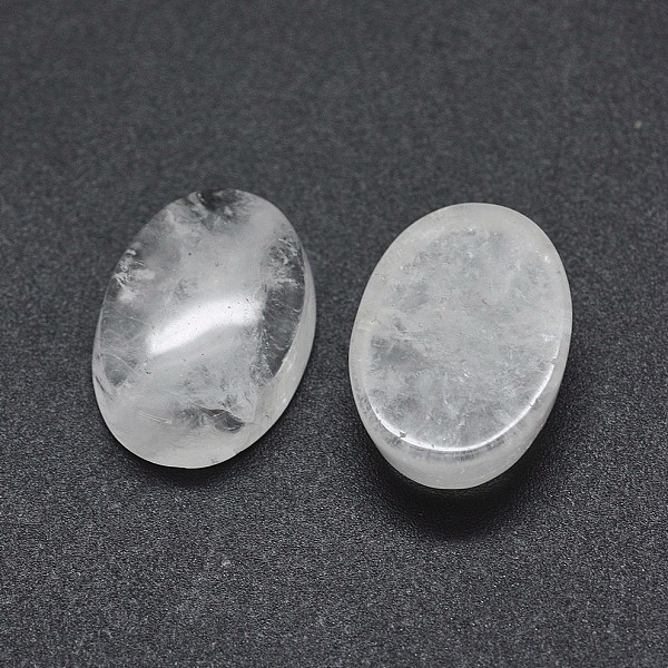 PandaHall Natural Quartz Crystal Cabochons, Oval, 16~16.5x12~12.5x5~6mm Quartz Crystal Oval
PandaHall Natural Quartz Crystal Cabochons, Oval, 16~16.5x12~12.5x5~6mm Quartz Crystal Oval