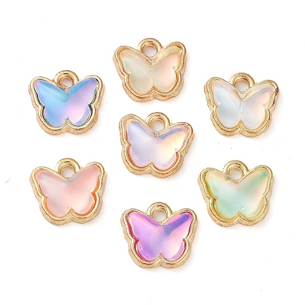 PandaHall Rack Plating Alloy Glass Charms, Butterfly, Golden, Mixed Color, 9x9.5x3.5mm, Hole: 1mm Alloy+Glass Butterfly Multicolor
PandaHall Rack Plating Alloy Glass Charms, Butterfly, Golden, Mixed Color, 9x9.5x3.5mm, Hole: 1mm Alloy+Glass Butterfly Multicolor