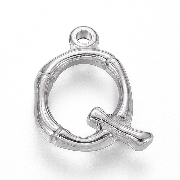 PandaHall 304 Stainless Steel Pendants, Bamboo Shaped Letter, Stainless Steel Color, Letter.Q, 17.5~19x10~16x3~4mm, Hole: 1.8~2mm 304...
PandaHall 304 Stainless Steel Pendants, Bamboo Shaped Letter, Stainless Steel Color, Letter.Q, 17.5~19x10~16x3~4mm, Hole: 1.8~2mm 304...
