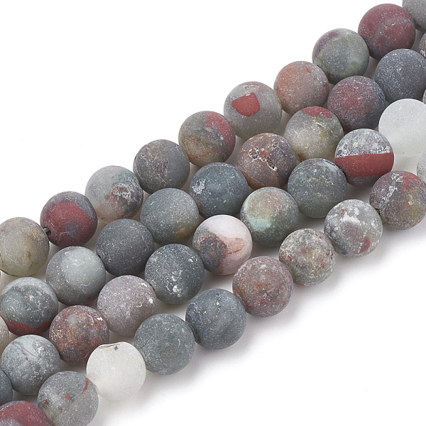 PandaHall Natural African Bloodstone Beads Strands, Heliotrope Stone Beads, Frosted, Round, 10mm, Hole: 1.2mm, about 37~40pcs/strand...
PandaHall Natural African Bloodstone Beads Strands, Heliotrope Stone Beads, Frosted, Round, 10mm, Hole: 1.2mm, about 37~40pcs/strand...