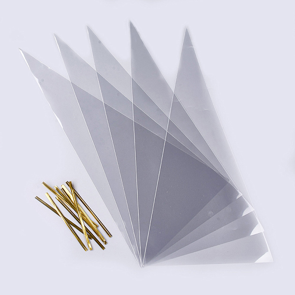 PandaHall DIY Wedding Birthday Party Sweet Clear Candy Cookie Cone Storage, Gift Bags, Clear, 37x18cm, Belting: 9.9cm, about 100set/bag...
PandaHall DIY Wedding Birthday Party Sweet Clear Candy Cookie Cone Storage, Gift Bags, Clear, 37x18cm, Belting: 9.9cm, about 100set/bag...