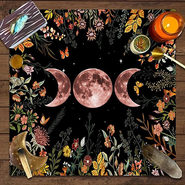 PandaHall Polyester Tarot Tablecloth for Divination, Tarot Card Pad, Pendulum Tablecloth, Square, Flower, 490x490mm Polyester Flower
PandaHall Polyester Tarot Tablecloth for Divination, Tarot Card Pad, Pendulum Tablecloth, Square, Flower, 490x490mm Polyester Flower