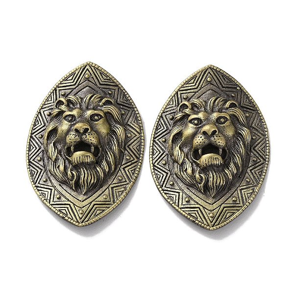 PandaHall Tibetan Style Brass Pendants, Cadmium Free & Lead Free, Lion, Antique Bronze, 41.5x27.5x9mm, Hole: 6x1.8mm Brass Lion
PandaHall Tibetan Style Brass Pendants, Cadmium Free & Lead Free, Lion, Antique Bronze, 41.5x27.5x9mm, Hole: 6x1.8mm Brass Lion