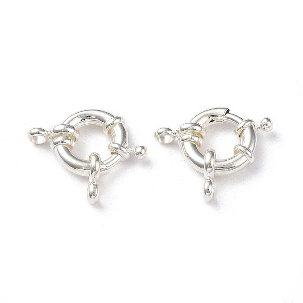 PandaHall Eco-friendly Brass Spring Ring Clasps, Cadmium Free & Lead Free, Long-Lasting Plated, 925 Sterling Silver Plated, 15x15x2~5mm,Hole...
PandaHall Eco-friendly Brass Spring Ring Clasps, Cadmium Free & Lead Free, Long-Lasting Plated, 925 Sterling Silver Plated, 15x15x2~5mm,Hole...