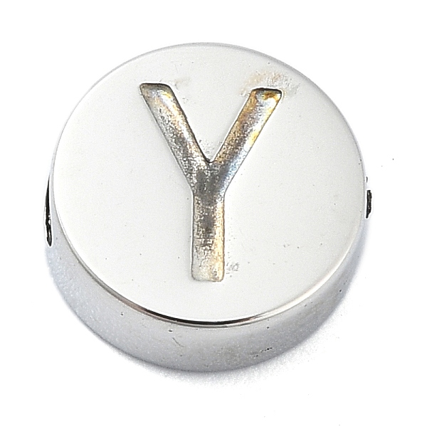 PandaHall 304 Stainless Steel Beads, Flat Round with Letter, Stainless Steel Color, Letter Y, 8x3mm, Hole: 1.6mm 304 Stainless Steel Letter...
PandaHall 304 Stainless Steel Beads, Flat Round with Letter, Stainless Steel Color, Letter Y, 8x3mm, Hole: 1.6mm 304 Stainless Steel Letter...