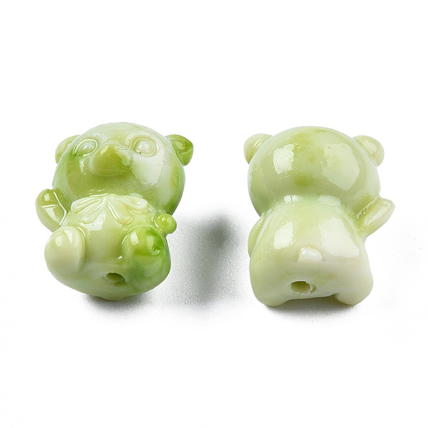 PandaHall Synthetic Coral Beads, Dyed, Two Tone, Bear, Yellow Green, 13.5x12x10mm, Hole: 1.2mm Synthetic Coral Bear
PandaHall Synthetic Coral Beads, Dyed, Two Tone, Bear, Yellow Green, 13.5x12x10mm, Hole: 1.2mm Synthetic Coral Bear