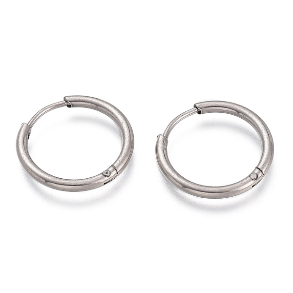 PandaHall 201 Stainless Steel Huggie Hoop Earrings, with 304 Stainless Steel Pin, Hypoallergenic Earrings, Ring, Stainless Steel Color...
PandaHall 201 Stainless Steel Huggie Hoop Earrings, with 304 Stainless Steel Pin, Hypoallergenic Earrings, Ring, Stainless Steel Color...