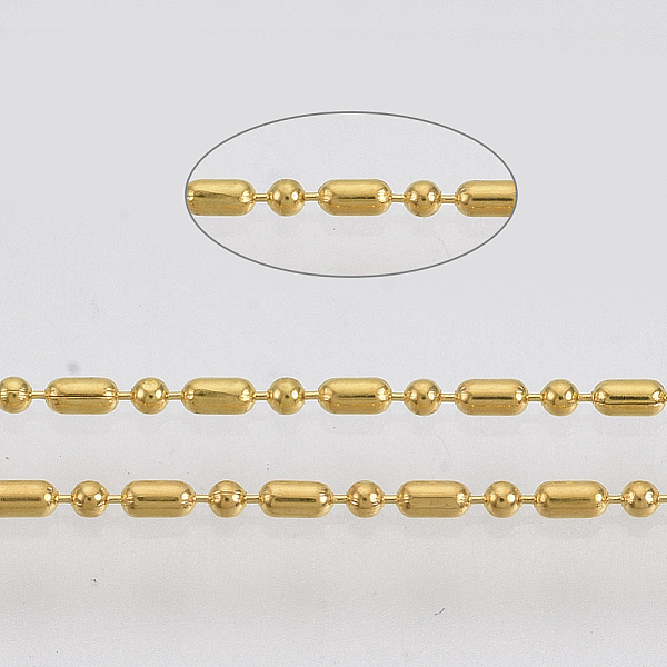 PandaHall Brass Ball Chains, Ball & Bar Faceted Beaded Chains, Long-Lasting Plated, Soldered, with Spool, Cadmium Free & Nickel Free & Lead...
PandaHall Brass Ball Chains, Ball & Bar Faceted Beaded Chains, Long-Lasting Plated, Soldered, with Spool, Cadmium Free & Nickel Free & Lead...