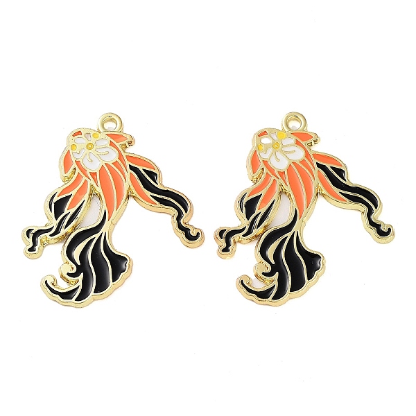 PandaHall Rack Plating Alloy Enamel Pendants, Golden, Fish Charm, Orange, 23x28.5x1.5mm, Hole: 2mm Alloy+Enamel Fish Orange
PandaHall Rack Plating Alloy Enamel Pendants, Golden, Fish Charm, Orange, 23x28.5x1.5mm, Hole: 2mm Alloy+Enamel Fish Orange