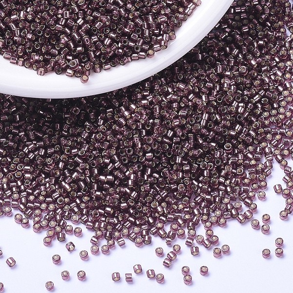 PandaHall MIYUKI Delica Beads Small, Cylinder, Japanese Seed Beads, 15/0, (DBS1204) Silverlined Mauve, 1.1x1.3mm, Hole: 0.7mm, about..., Purple
PandaHall MIYUKI Delica Beads Small, Cylinder, Japanese Seed Beads, 15/0, (DBS1204) Silverlined Mauve, 1.1x1.3mm, Hole: 0.7mm, about..., Purple