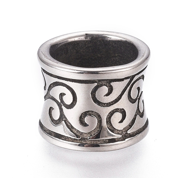 PandaHall 316 Surgical Stainless Steel Beads, Large Hole Beads, Column, Antique Silver, 12x9mm, Hole: 8.5mm 316 Surgical Stainless Steel...
PandaHall 316 Surgical Stainless Steel Beads, Large Hole Beads, Column, Antique Silver, 12x9mm, Hole: 8.5mm 316 Surgical Stainless Steel...