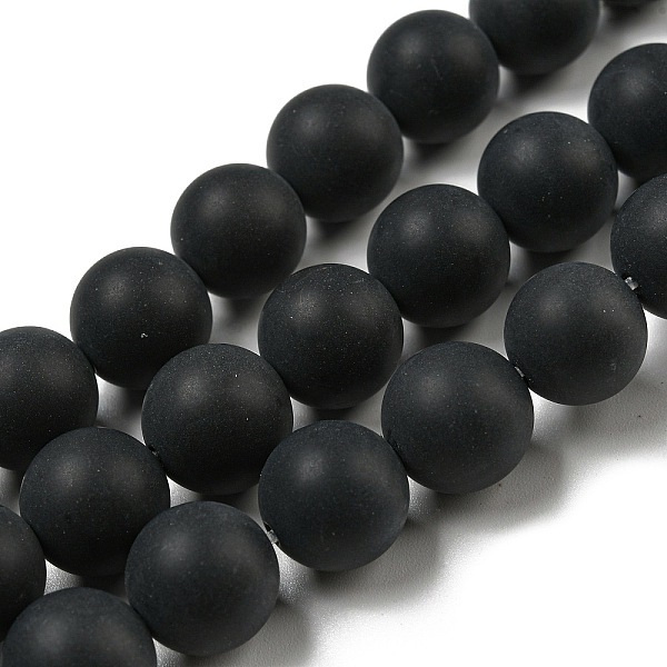 PandaHall Grade A Natural Black Agate Beads Strands, Dyed, Frosted, Round, 12mm, Hole: 1.5mm, about 33pcs/strand, 15 inch Black Agate Round...
PandaHall Grade A Natural Black Agate Beads Strands, Dyed, Frosted, Round, 12mm, Hole: 1.5mm, about 33pcs/strand, 15 inch Black Agate Round...