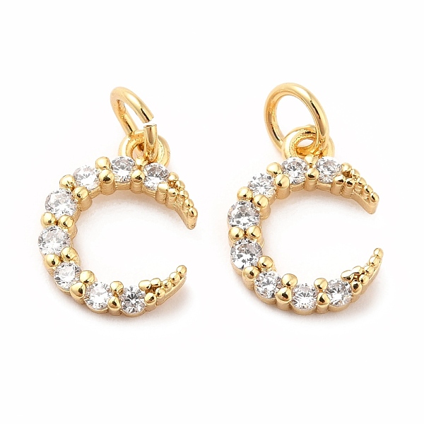 PandaHall Rack Plating Brass Micro Pave Cubic Zirconia Pendants, Long-Lasting Plated, with Jump Ring, Moon, Real 18K Gold Plated..., Clear
PandaHall Rack Plating Brass Micro Pave Cubic Zirconia Pendants, Long-Lasting Plated, with Jump Ring, Moon, Real 18K Gold Plated..., Clear