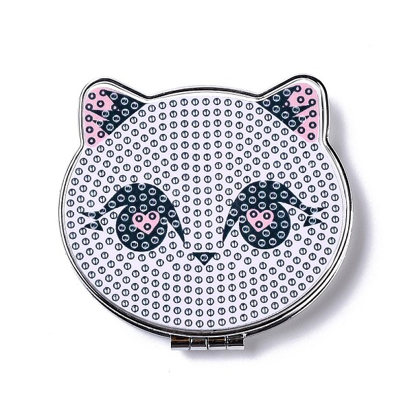PandaHall DIY Cat Special Shaped Diamond Painting Mini Makeup Mirror Kits, Foldable Two Sides Vanity Mirrors, with Rhinestone, Pen, Plastic..., Purple
PandaHall DIY Cat Special Shaped Diamond Painting Mini Makeup Mirror Kits, Foldable Two Sides Vanity Mirrors, with Rhinestone, Pen, Plastic..., Purple