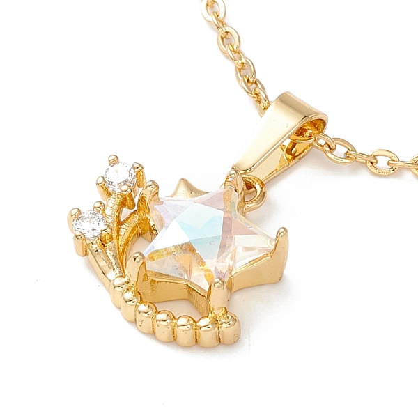 PandaHall Clear Cubic Zirconia Meteor Pendant Necklace, 304 Stainless Steel Jewelry for Women, Golden, 17.72 inch(45cm) Cubic Zirconia
PandaHall Clear Cubic Zirconia Meteor Pendant Necklace, 304 Stainless Steel Jewelry for Women, Golden, 17.72 inch(45cm) Cubic Zirconia