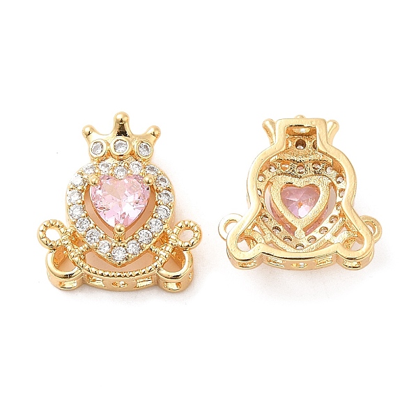 PandaHall Brass Micro Pave Pink Cubic Zirconia Charms, with Glass, Heart with Crown Charm, Real 18K Gold Plated, 14.5x13x6mm, Hole: 1.2mm...
PandaHall Brass Micro Pave Pink Cubic Zirconia Charms, with Glass, Heart with Crown Charm, Real 18K Gold Plated, 14.5x13x6mm, Hole: 1.2mm...