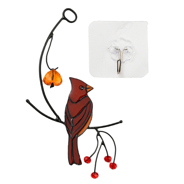 PandaHall Alloy Enamel Pendant Decoration, with Plastic Adhesive Hook, Bird, for Home Windows Decoration, Bird, 166x95x10mm, Hole...
PandaHall Alloy Enamel Pendant Decoration, with Plastic Adhesive Hook, Bird, for Home Windows Decoration, Bird, 166x95x10mm, Hole...