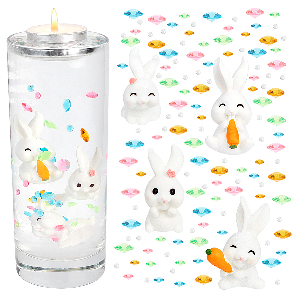 PandaHall AHADERMAKER DIY Easter Theme Display Decoration, Including Rabbit Resin Figurines & Display Decorations, Acrylic Rhinestone..., Multicolor
PandaHall AHADERMAKER DIY Easter Theme Display Decoration, Including Rabbit Resin Figurines & Display Decorations, Acrylic Rhinestone..., Multicolor