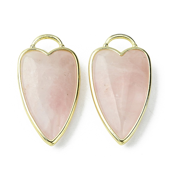 PandaHall Natural Rose Quartz Pendants, Faceted Heart Charms, with Rack Plating Light Gold Plated Brass Edge, 34.5x18x7mm, Hole: 7x5mm Rose...
PandaHall Natural Rose Quartz Pendants, Faceted Heart Charms, with Rack Plating Light Gold Plated Brass Edge, 34.5x18x7mm, Hole: 7x5mm Rose...
