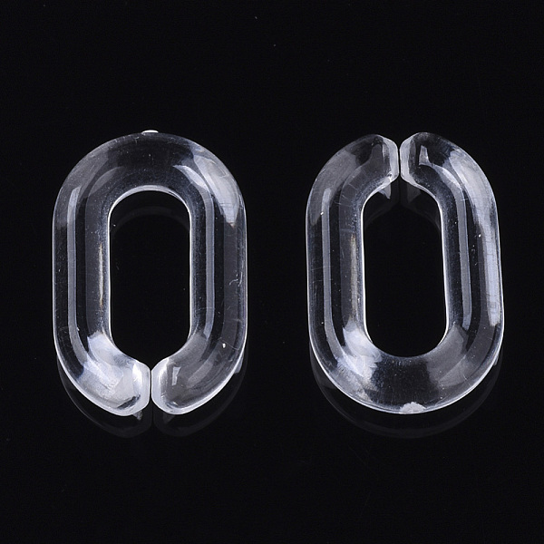 PandaHall Transparent Acrylic Linking Rings, Quick Link Connectors, For Jewelry Cable Chains Making, Oval, Clear, 15x9x3mm, Inner Diameter...
PandaHall Transparent Acrylic Linking Rings, Quick Link Connectors, For Jewelry Cable Chains Making, Oval, Clear, 15x9x3mm, Inner Diameter...