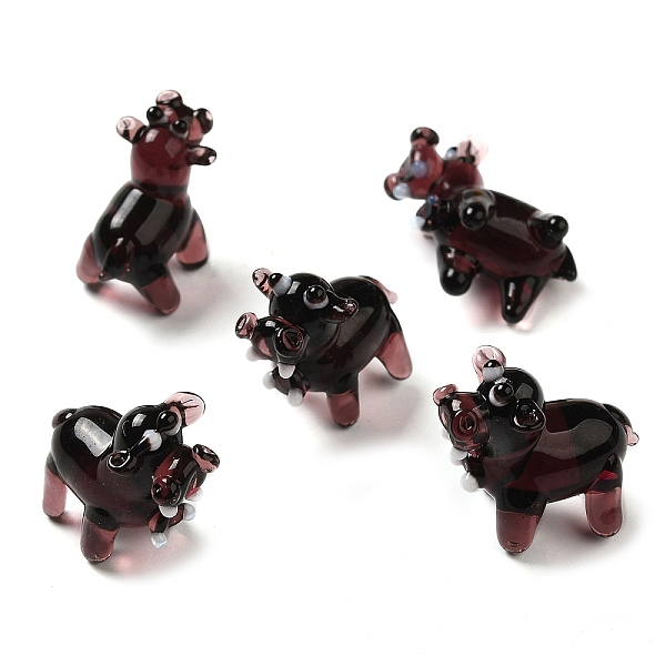PandaHall HHandmade Lampwork Home Decorations, 3D Cattle Ornaments for Gift, Black, 21~22x11~12x19~19.5mm Lampwork Cattle Black
PandaHall HHandmade Lampwork Home Decorations, 3D Cattle Ornaments for Gift, Black, 21~22x11~12x19~19.5mm Lampwork Cattle Black