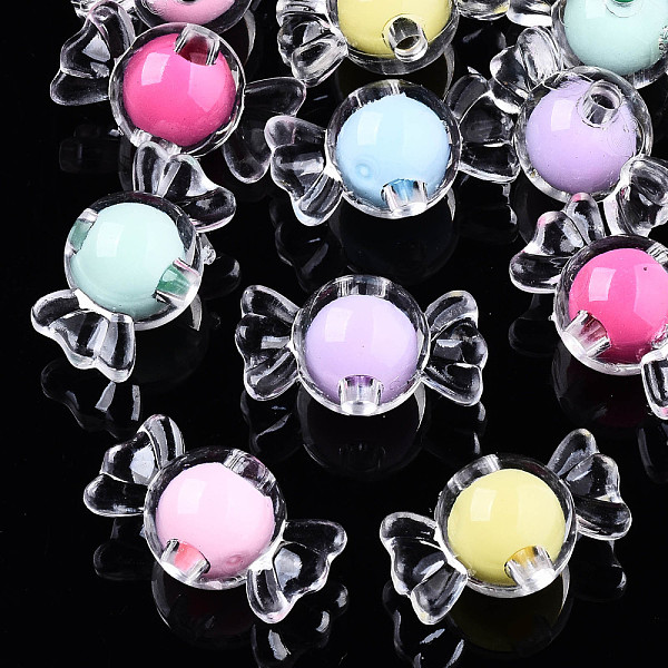 PandaHall Transparent Acrylic Beads, Bead in Bead, Candy, Mixed Color, 11.5x21x12mm, Hole: 3mm, about 380pcs/500g Acrylic Candy Multicolor
PandaHall Transparent Acrylic Beads, Bead in Bead, Candy, Mixed Color, 11.5x21x12mm, Hole: 3mm, about 380pcs/500g Acrylic Candy Multicolor