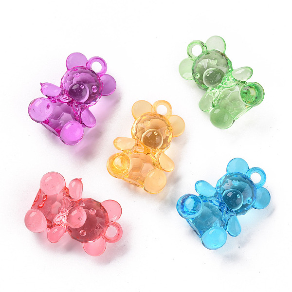 PandaHall Transparent Acrylic Pendants, Faceted, Bear, Mixed Color, 35x25x16mm, Hole: 4mm, about 85~88pcs/500g Acrylic Bear Multicolor
PandaHall Transparent Acrylic Pendants, Faceted, Bear, Mixed Color, 35x25x16mm, Hole: 4mm, about 85~88pcs/500g Acrylic Bear Multicolor