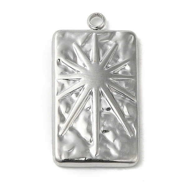 PandaHall 304 Stainless Steel Pendants, Rectangle with Sun Charm, Stainless Steel Color, 25.5x13.5x2.5mm, Hole: 1.8mm 304 Stainless Steel...
PandaHall 304 Stainless Steel Pendants, Rectangle with Sun Charm, Stainless Steel Color, 25.5x13.5x2.5mm, Hole: 1.8mm 304 Stainless Steel...