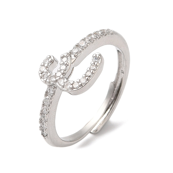 PandaHall Rack Plating Brass Cubic Zirconia Arabic Letters Adjustable Rings for Women, Cadmium Free & Lead Free, Long-Lasting Plated..., Clear
PandaHall Rack Plating Brass Cubic Zirconia Arabic Letters Adjustable Rings for Women, Cadmium Free & Lead Free, Long-Lasting Plated..., Clear