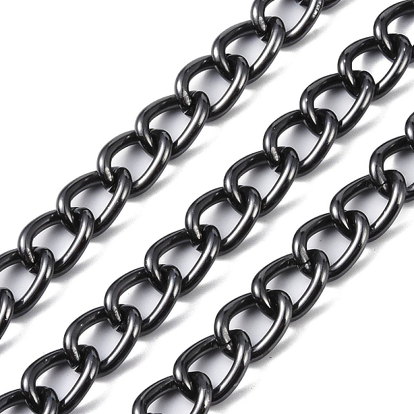 PandaHall Aluminium Curb Chain, Unwelded, with Spool, Gunmetal, 19.5x14x3mm, about 49.21 Feet(15m)/Roll Aluminum
PandaHall Aluminium Curb Chain, Unwelded, with Spool, Gunmetal, 19.5x14x3mm, about 49.21 Feet(15m)/Roll Aluminum