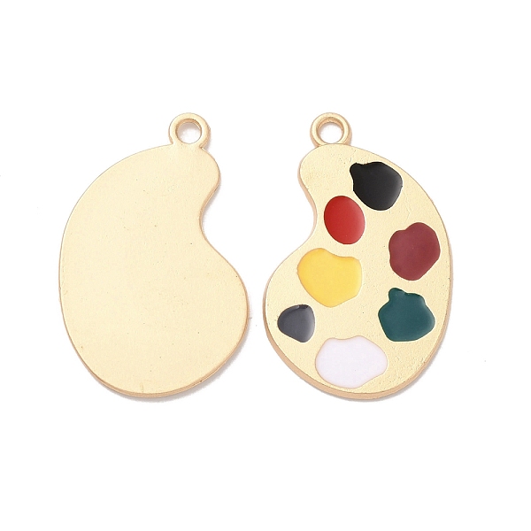 PandaHall Alloy Enamel Pendants, Matte Gold Color, Palette Charm, Colorful, 31x19.5x1.5mm, Hole: 2.5mm Alloy+Enamel Others
PandaHall Alloy Enamel Pendants, Matte Gold Color, Palette Charm, Colorful, 31x19.5x1.5mm, Hole: 2.5mm Alloy+Enamel Others