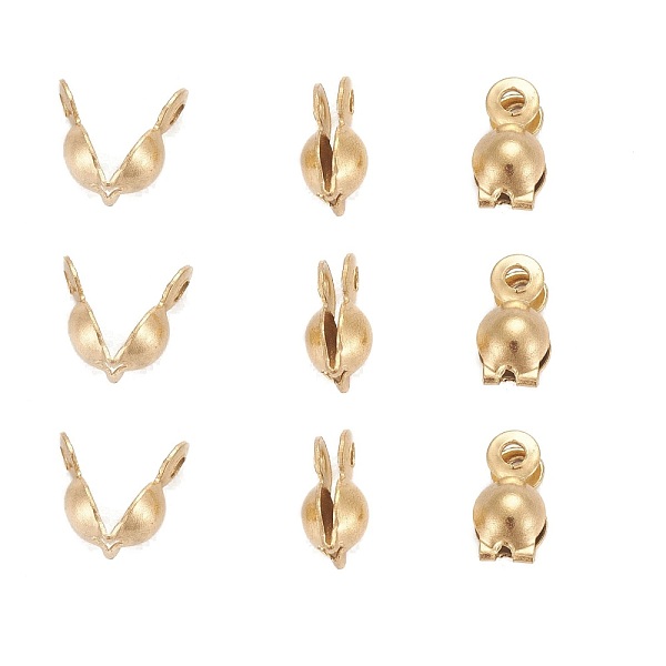 PandaHall Ion Plating(IP) 304 Stainless Steel Bead Tips, Calotte Ends, Clamshell Knot Cover, Golden, 8x4mm, Hole: 1mm 304 Stainless Steel
PandaHall Ion Plating(IP) 304 Stainless Steel Bead Tips, Calotte Ends, Clamshell Knot Cover, Golden, 8x4mm, Hole: 1mm 304 Stainless Steel