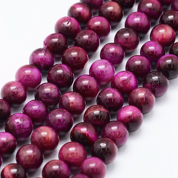 PandaHall Natural Tiger Eye Beads Strands, Dyed & Heated, Round, Fuchsia, 8mm, Hole: 1mm, about 48pcs/strand, 14.6 inch(37cm) Tiger Eye..., Pink
PandaHall Natural Tiger Eye Beads Strands, Dyed & Heated, Round, Fuchsia, 8mm, Hole: 1mm, about 48pcs/strand, 14.6 inch(37cm) Tiger Eye..., Pink