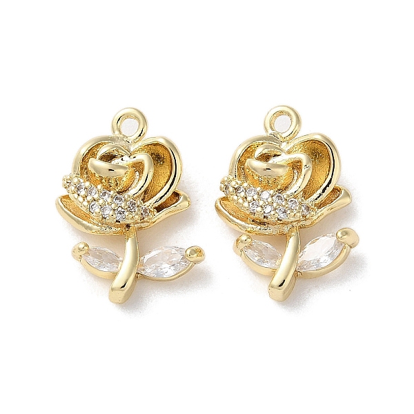 PandaHall Brass Micro Pave Clear Cubic Zirconia Pendants, Rose, Real 18K Gold Plated, 16x10.5x4mm, Hole: 1.2mm Brass+Cubic Zirconia Others...
PandaHall Brass Micro Pave Clear Cubic Zirconia Pendants, Rose, Real 18K Gold Plated, 16x10.5x4mm, Hole: 1.2mm Brass+Cubic Zirconia Others...