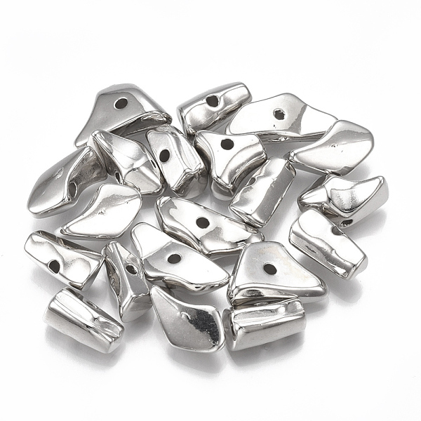 PandaHall CCB Plastic Beads, Nuggets, Platinum, 12~21x7~15x5~8mm, Hole: 2mm Plastic Nuggets
PandaHall CCB Plastic Beads, Nuggets, Platinum, 12~21x7~15x5~8mm, Hole: 2mm Plastic Nuggets