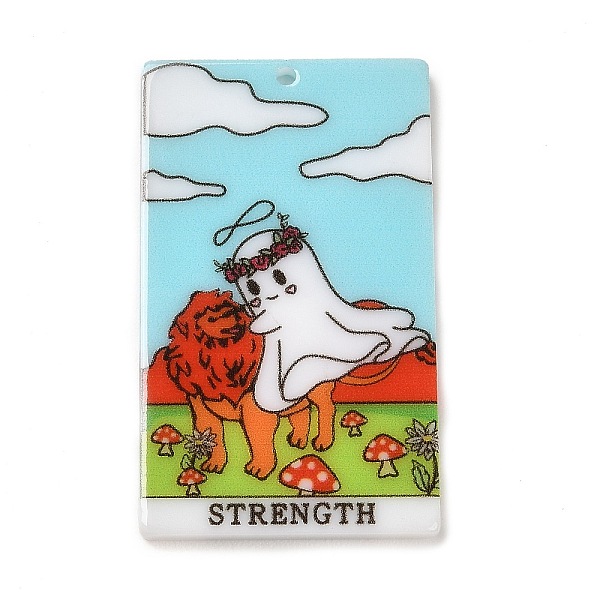 PandaHall Halloween Theme Acrylic Pendants, Rectangle, Lion, 40.5x23.5x2mm, Hole: 1.6mm Acrylic Lion Blue
PandaHall Halloween Theme Acrylic Pendants, Rectangle, Lion, 40.5x23.5x2mm, Hole: 1.6mm Acrylic Lion Blue