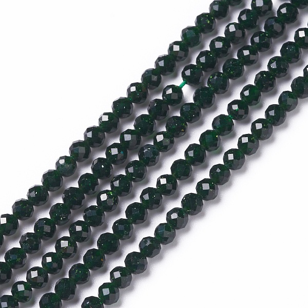 PandaHall Synthetic Green Goldstone Beads Strands, Faceted, Round, 3mm, Hole: 0.5mm, about 130~132pcs/strand, 15.16~15.59 inch(38.5~39.6cm)...
PandaHall Synthetic Green Goldstone Beads Strands, Faceted, Round, 3mm, Hole: 0.5mm, about 130~132pcs/strand, 15.16~15.59 inch(38.5~39.6cm)...